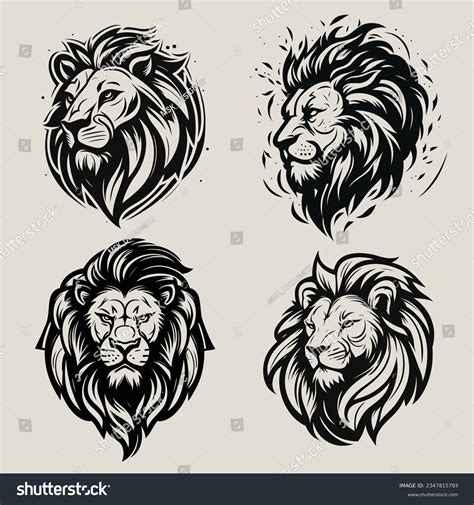 lion simple tattoo 9