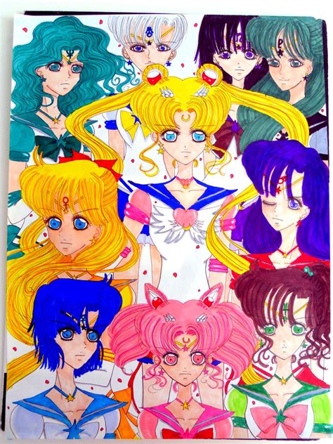 Eternal Sailor Scouts...:: by WinnieXMLover on DeviantArt