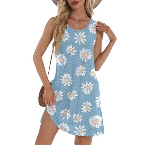 GXIPO Swimdress For Women Bikini Beach Cover Up Petite Summer Dresses For Women Tank Eyelet