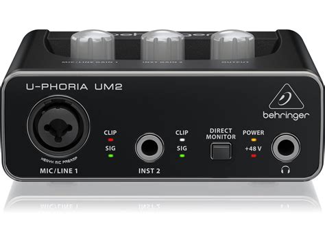 Soundcard Behringer U Phoria Um2