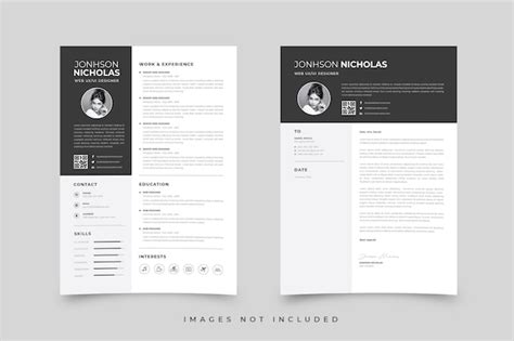 Premium Vector Resume Templates