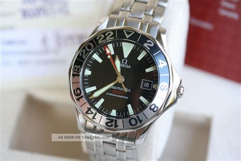 Omega Seamaster Gmt Chronometer Automatik Edelstahl Years Edition