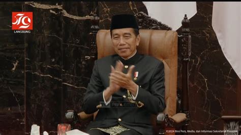 Lengkap Isi Pidato Kenegaraan Terakhir Jokowi Di Sidang Tahunan Mpr