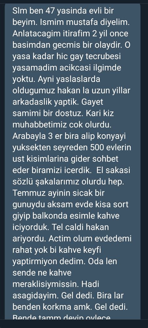 T Rk Yem T Raf Et On Twitter Guzel Ve Okumasi Keyifli Bir Ilk Gay Deneyim Itirafi
