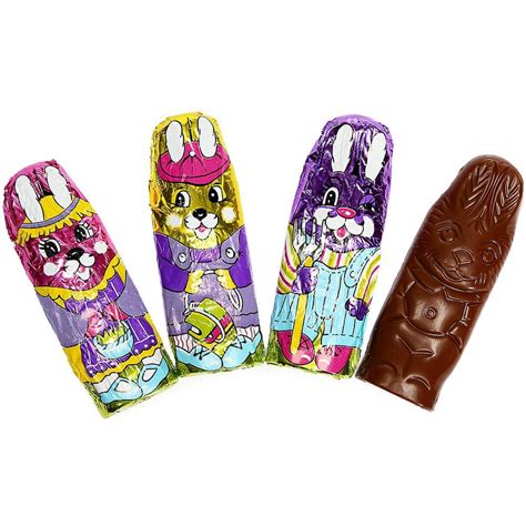 Foiled Milk Chocolate Easter Bunnies 36 Piece Display Bestcandyshop