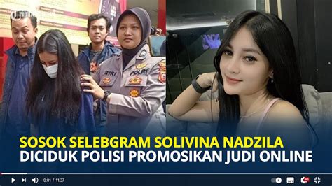 Sosok Selebgram Seksi Solivina Nadzila Diciduk Polisi Gegara