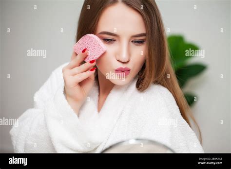 Beautiful Brunette Woman Taking Shower Hi Res Stock Photography And Images Alamy