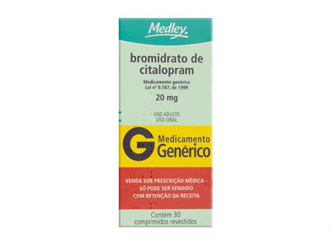 Para Que Serve O Bromidrato De Citalopram - Bula do Citalopram 20 Mg C 30 Comprimidos | CliniGuia