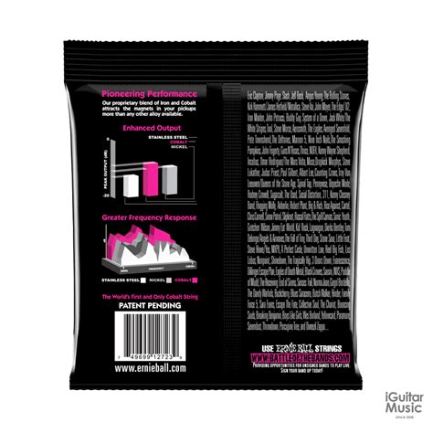 ERNIE BALL SUPER SLINKY COBALT 9-42 – iGuitar Music