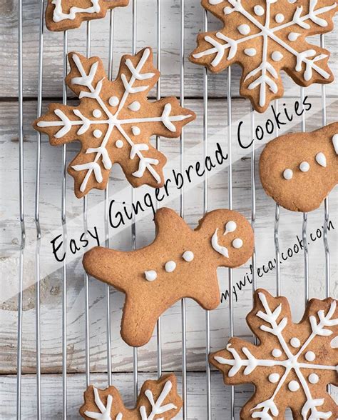 Easy Gingerbread Cookie Recipe Molasses Gingerbread Cookies