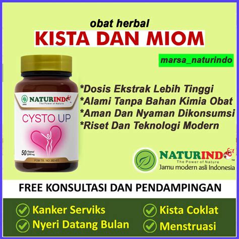 Jual Obat Herbal Kista Ovarium Bartholin Obat Miom Kista Coklat Myom