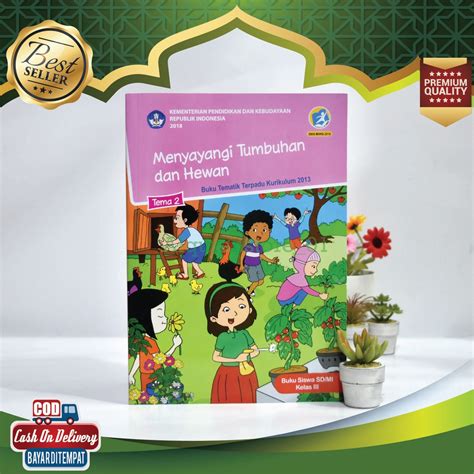 Jual Buku Tematik Dikbud SISWA Kelas 3 III SD MI Tema 2 MENYAYANGI