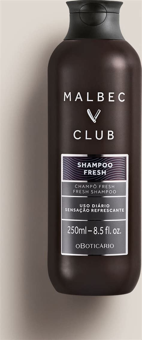 Shampoo Fresh Malbec Club Ml O Botic Rio