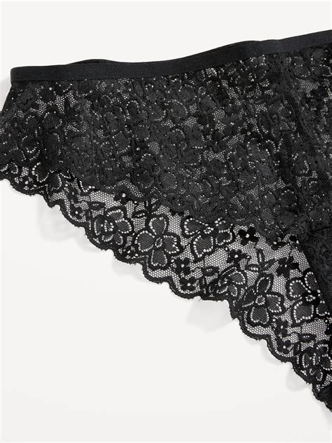 Low Rise Lace Cheeky Bikini Underwear Old Navy