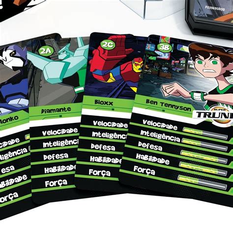 Novo Jogo De Cartas Da Grow Super Trunfo Ben Omniverse R Em