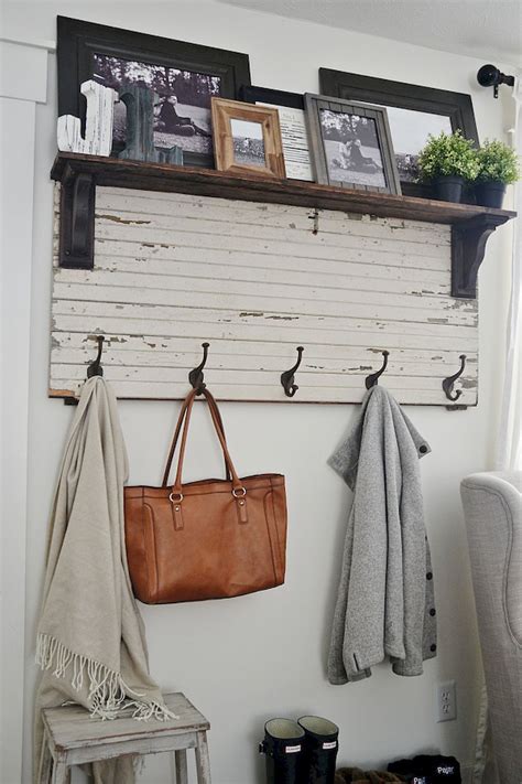 Rustic Farmhouse Mudroom Decorating Ideas Home Diy Home Decor