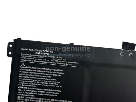 Acer Swift Sf R Ky Battery High Grade Replacement Acer Swift