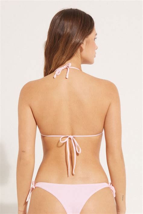 Top De Bikini Triangular Ligeramente Acolchado Flower Paradise Tri Ngulo Mujer Tezenis