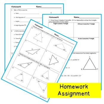 Classifying Triangles By Angles Or Sides Guided Notes Practice