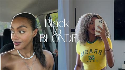 HAIR VLOG Dying Toning My Hair Blonde YouTube