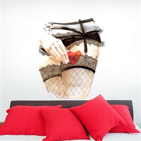 Autocolante Mulher Lingerie Sexy