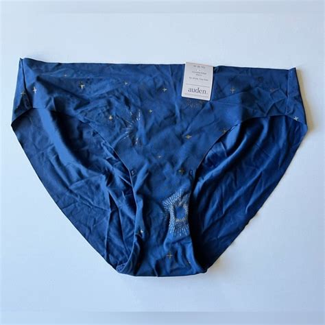 Auden Intimates Sleepwear Auden Laser Cut Cheeky Bikini Navy Celestial M Poshmark