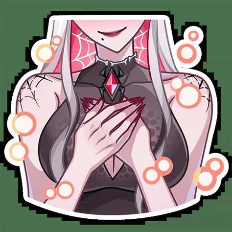 11 Telegram Sticker 🤫 from «Карина» pack