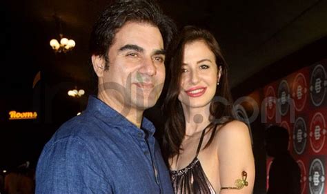 Arbaaz Khans Rumoured Girlfriend Giorgia Andriani Looks Super Hot In This Copper Dress At An