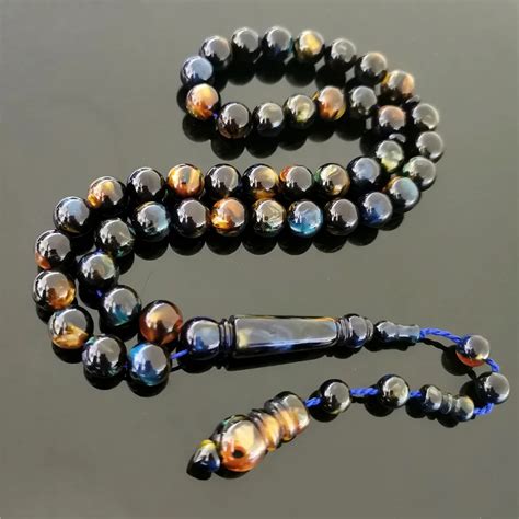 islamic prayer beads misbaha tasbih multi color resin amber muslim