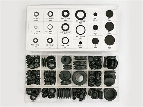 Набор втулок резиновых, 18 видов. NOVA BRIGHT