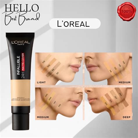 Jual Loreal Paris Infallible 24h Matte Cover Foundation Shopee Indonesia