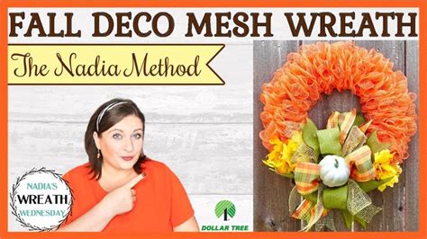 AMAZING NO FRAY DECO MESH FALL WREATH HOW TO MAKE A ZERO FRAYING