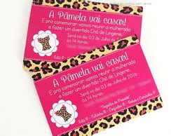 Convite Ch De Lingerie No Elo Afeto E Letras Por Gabriella Dos Santos E Veronica D