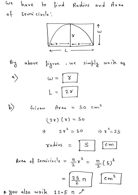 Solved Details Consider A Semicircle Inscribed Inside A Rectangle