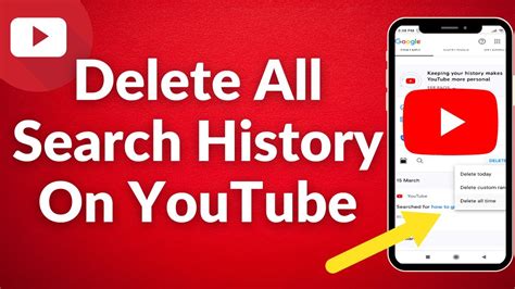 How To Delete Search History On Youtube Clear Youtube Search History