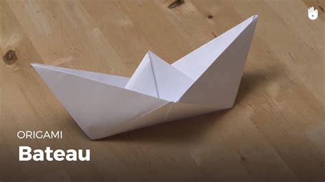 Comment Faire Un Bateau En Papier Origami YouTube