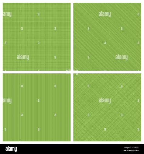 Set Of Seamless Monochrome Hatch Patterns Greenery Color Vector Backgrounds Stock Vector Image