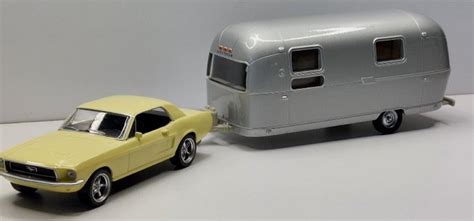 Norev 1 43 Ford Mustang And Airstream Caravan Giftbox Catawiki