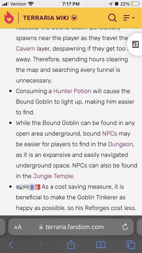 How tf am I supposed to find a goblin tinkerer in a dungeon???? : r