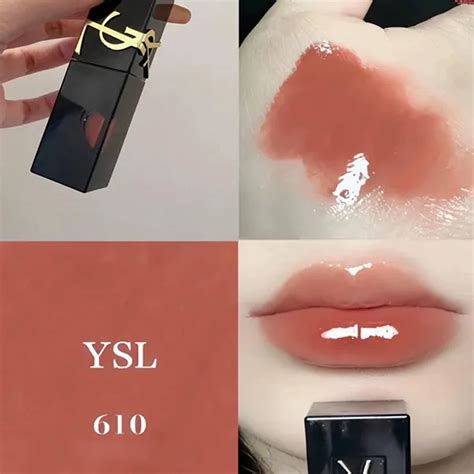 Son Yves Saint Laurent YSL The Inks Vinyl Cream Màu 610 Cam Nude 5 5ml Vua Hàng Hiệu