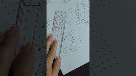 Complete A Symmetric Figure With Respect To A Given Line Of Symmetry