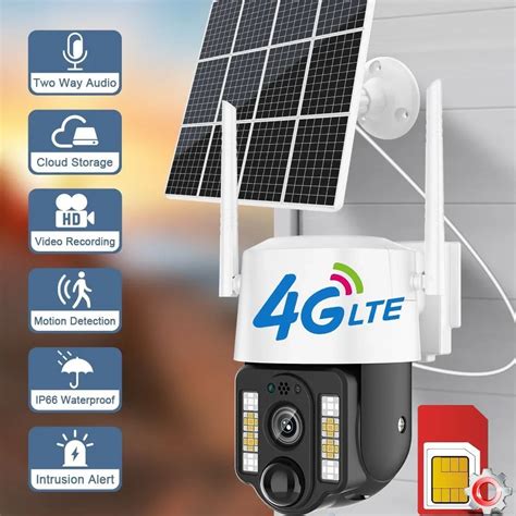 Камера видеонаблюдения уличная на солнечной батарее IP V380 Pro, 5 Мп ...