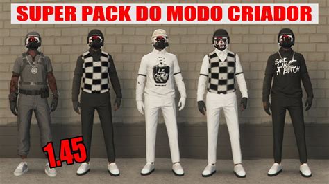 GTA 5 SUPER PACK DE TRAJES TRYHARD DO MODO CRIADOR SÓ TRAJE INSANO