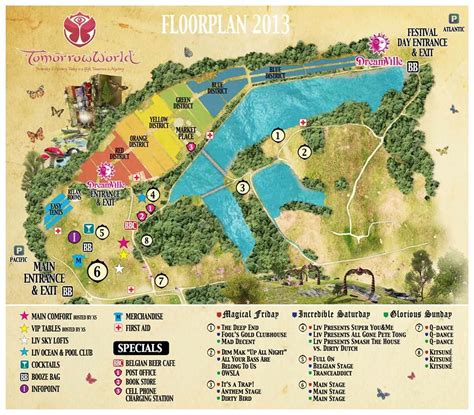 Tomorrowworld Festival Map