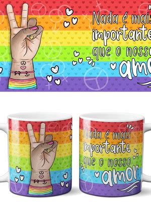 Artes Canecas Orgulho Gay Lgbt Sublimacao Mockups Compre Produtos