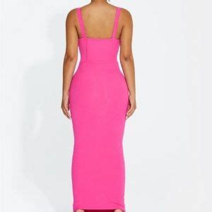 Naked Wardrobe Dresses Naked Wardrobe Snatched Bustier Midi Dress