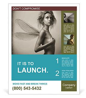 Fairy Nude Lady Poster Template Design Id Smiletemplates