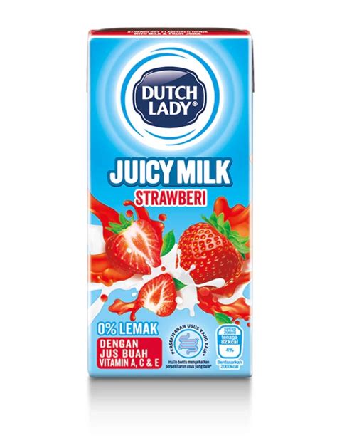 Dutch Lady Juicy Milk Strawberry 200ml