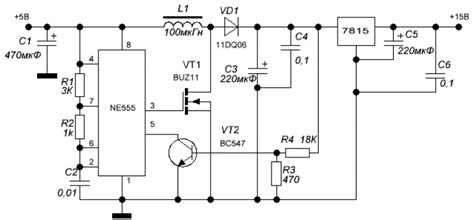 Tool Electric: Повышающий DC/DC преобразователь с 5 до 15 вольт