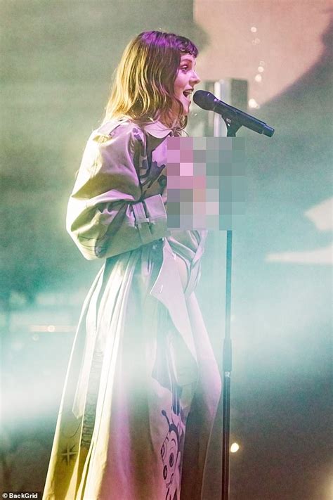 Tove Lo Flashes Her Bare Breasts As She Puts On A Raunchy Display